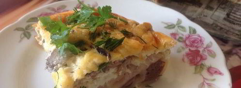 запеканка из пельменей. Шаг 12