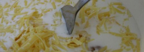 запеканка из риса и овощей с нежной копчено-вареной грудинкой. Шаг 6