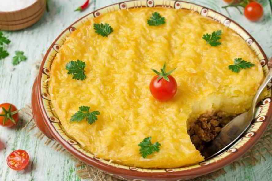 Рецепт запеканки из телятины со сладким картофелем