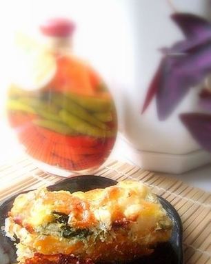 Запеканка из цветной капусты со шпинатом