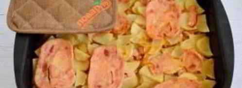 запеканка картофельная под горчичным соусом. Шаг 7