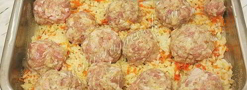 запеканка с мясными колобками. Шаг 12