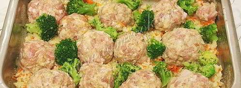 запеканка с мясными колобками. Шаг 13