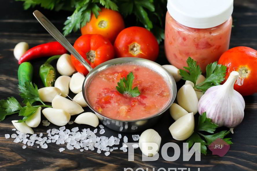 Рецепт аджики без варки
