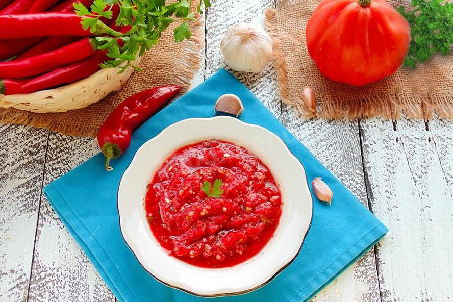 Рецепт аджики без яблок