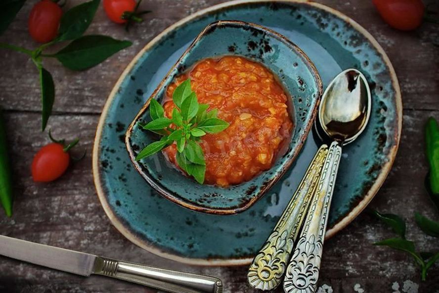 Рецепт аджики из кабачков и перца на зиму