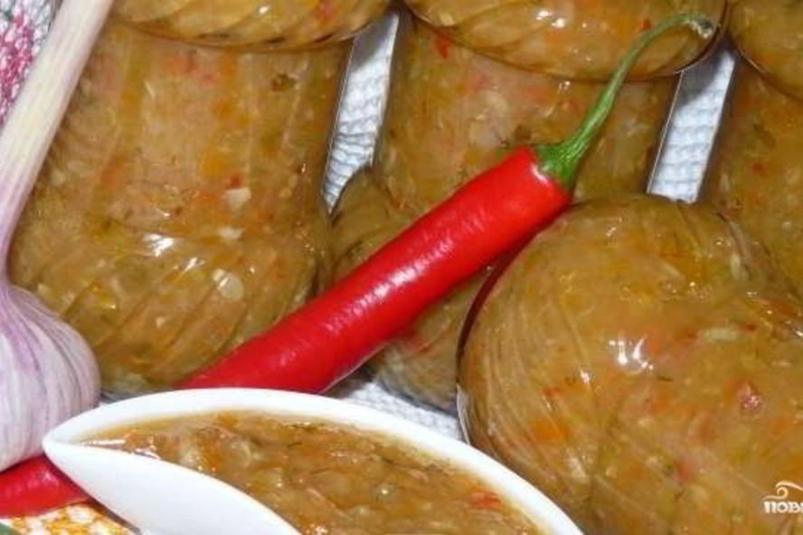 Рецепт аджики из кабачков с яблоками на зиму