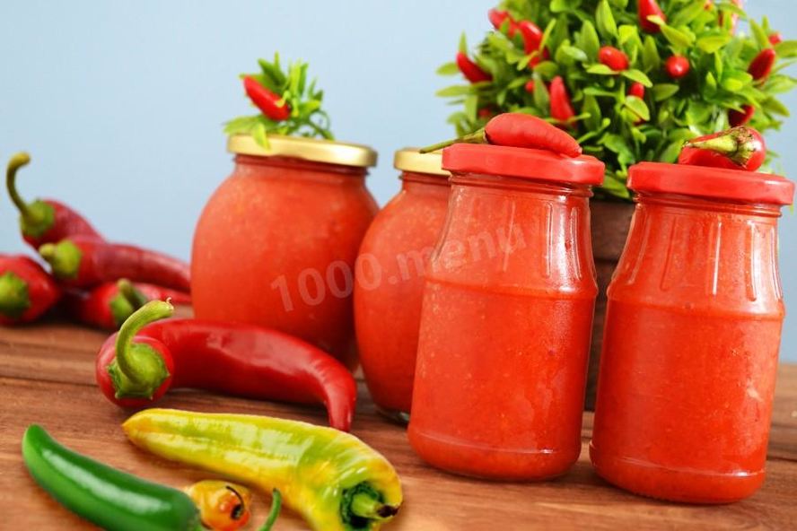 Рецепт аджики из красного перца без помидор