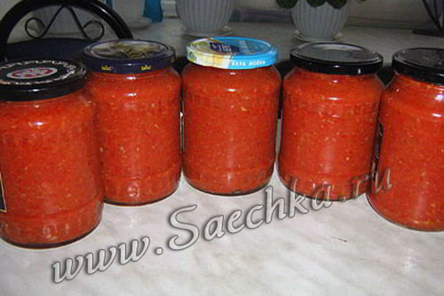 Рецепт аджики русифицированной