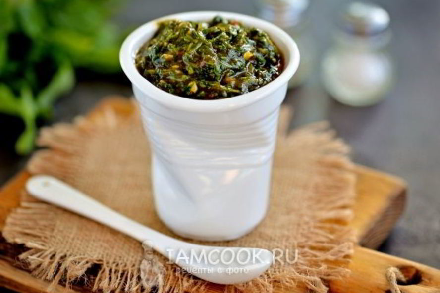 Рецепт аджики с кинзой