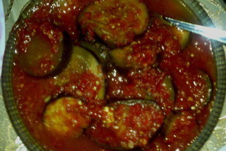Рецепт баклажанов в аджике