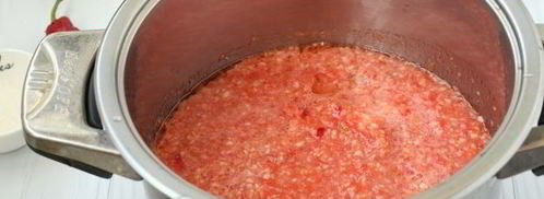 острая аджика с яблоками на зиму. Шаг 7