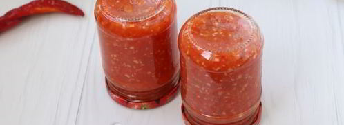 острая аджика с яблоками на зиму. Шаг 10