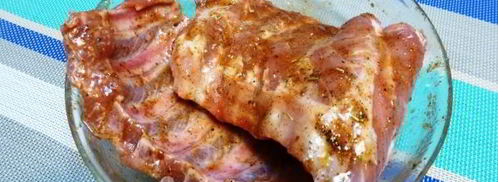 свиные ребрышки с сухой аджикой и шалфеем. Шаг 5