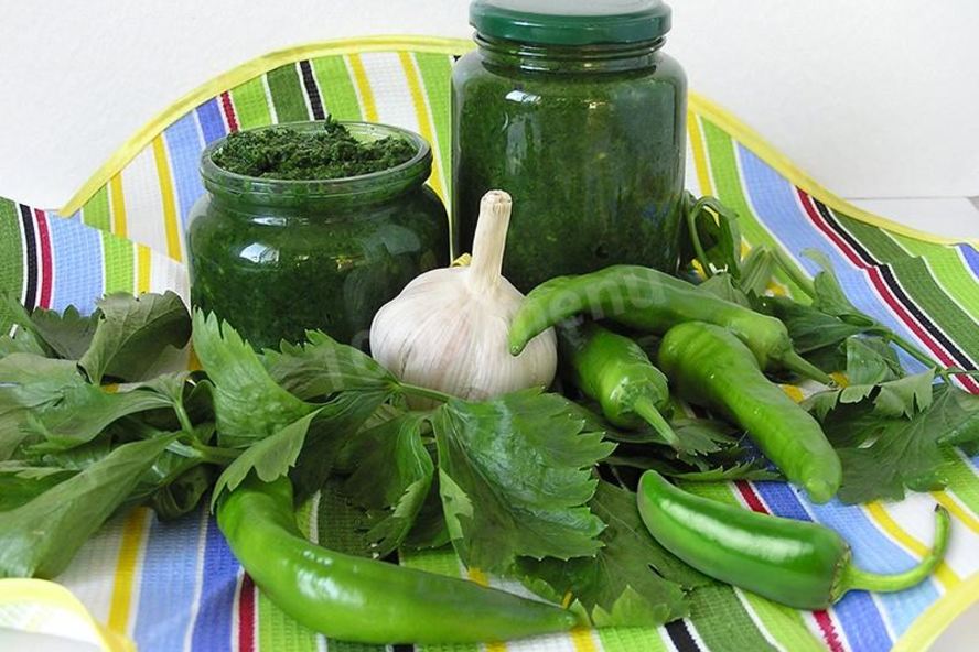 Рецепт зеленой аджики пальчики оближешь на зиму