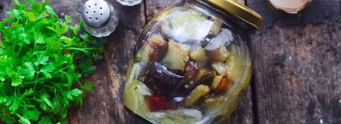 баклажаны с чесноком на зиму. Шаг 7