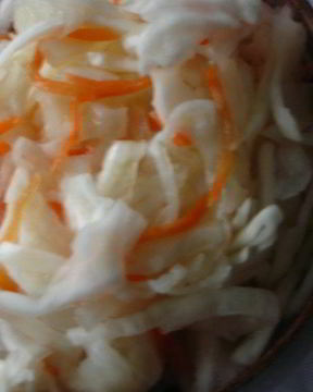 Быстрая квашеная капуста