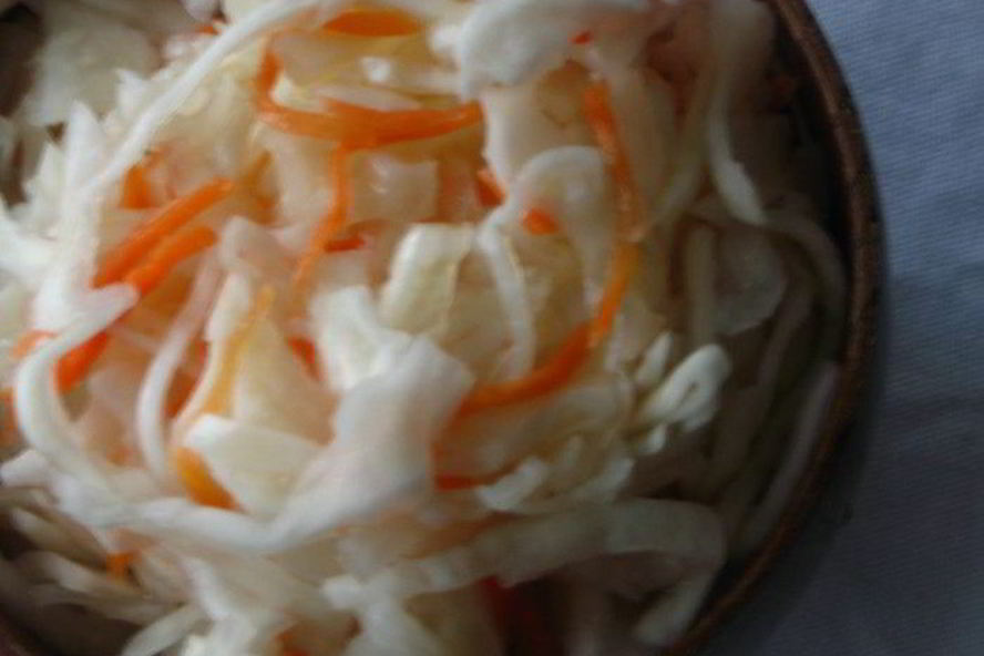 Рецепт быстрой квашеной капусты