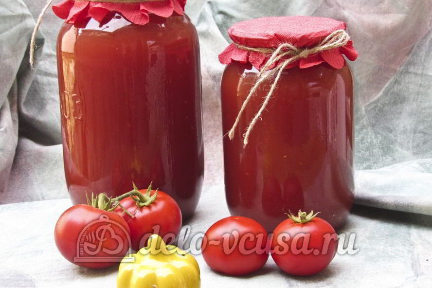 Рецепт домашнего томатного сока на зиму