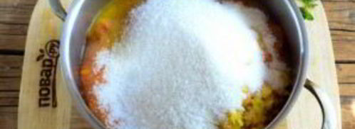 абрикосовый джем с апельсином на зиму. Шаг 7