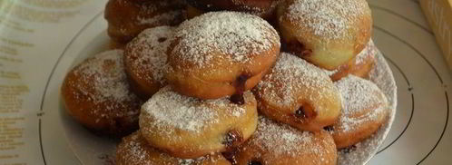 донаты с малиновым джемом. Шаг 11