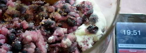 джем черничный из морозилки. Шаг 3