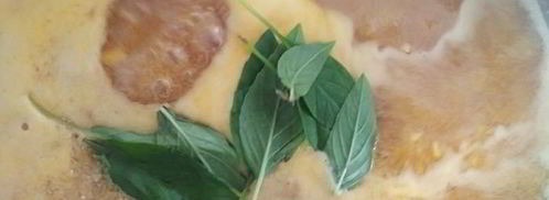 джем из абрикосов, персиков и базилика. Шаг 5