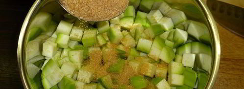 джем из кабачков с изюмом, лимоном и имбирем. Шаг 3