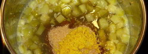 джем из кабачков с изюмом, лимоном и имбирем. Шаг 5