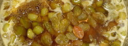 джем из кабачков с изюмом, лимоном и имбирем. Шаг 6