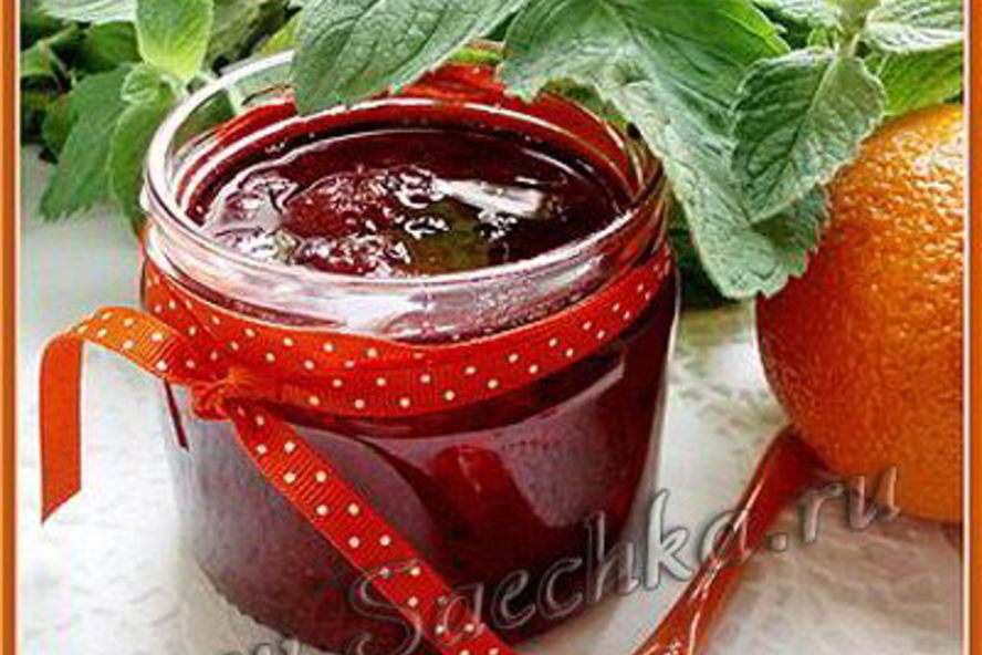 Рецепт клубничного джема с апельсинами