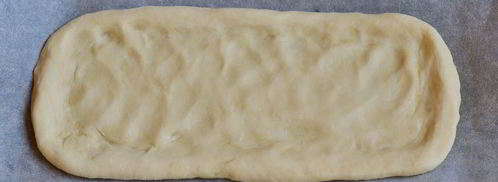 песочные полоски с джемом и орехами. Шаг 4