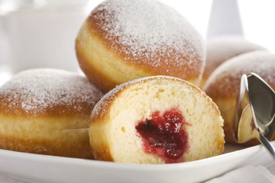 Рецепт пончиков с джемом
