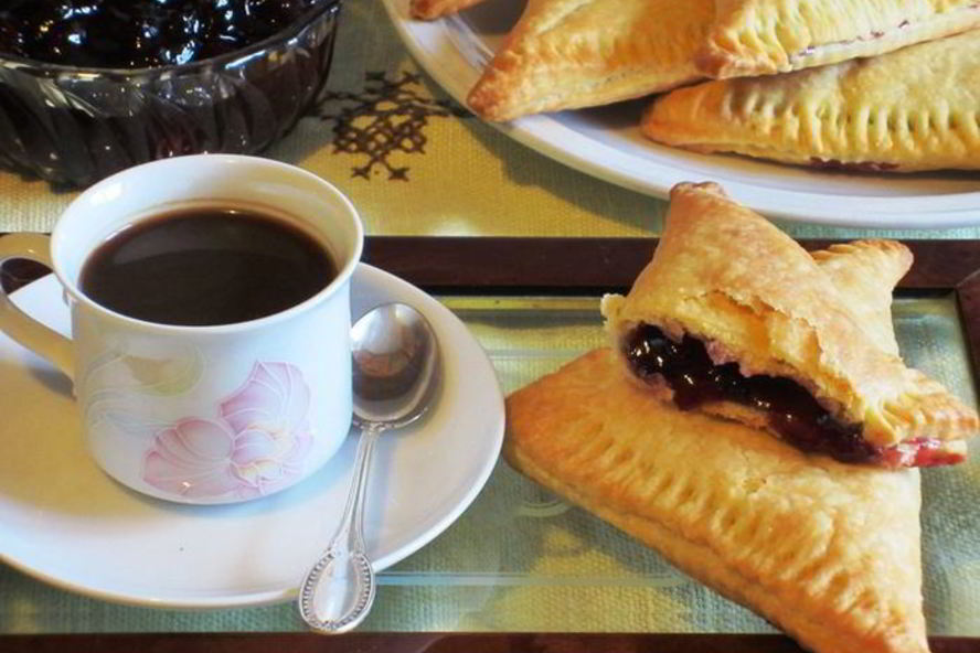 Рецепт творожных треугольников с джемом