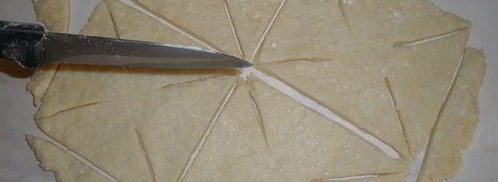 творожные вертушки с джемом. Шаг 5