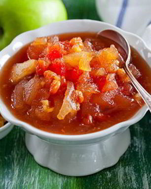 Яблочный джем по-английски в мультиварке