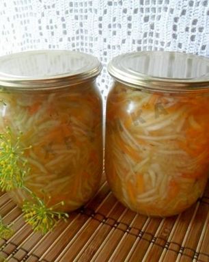 Кабачки по-корейски на зиму