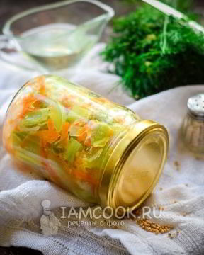 Кабачки с луком и морковью на зиму