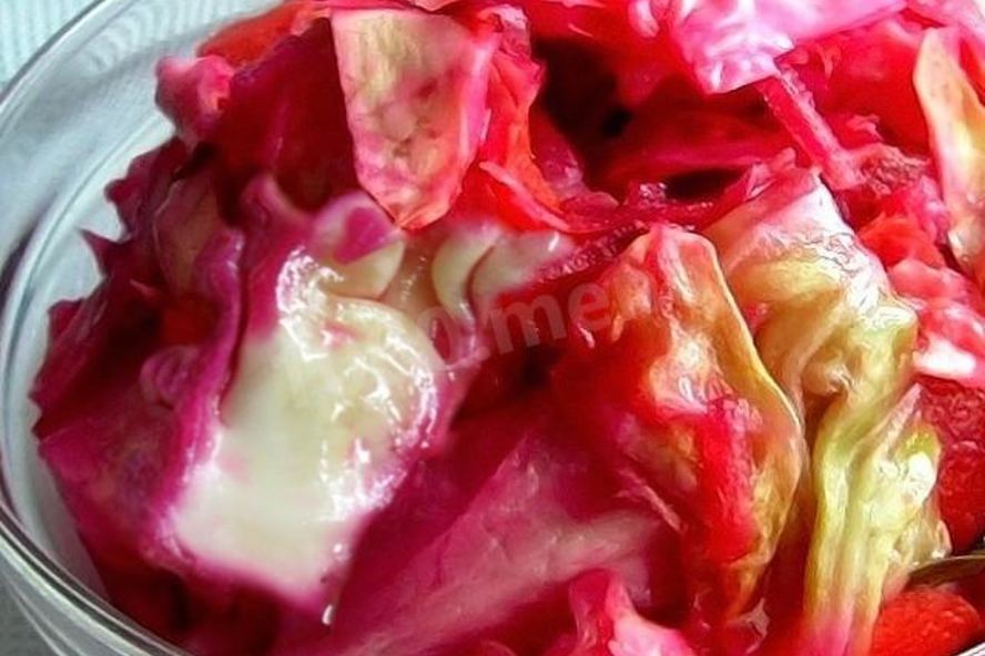 Рецепт капусты пилюска со свеклой на зиму