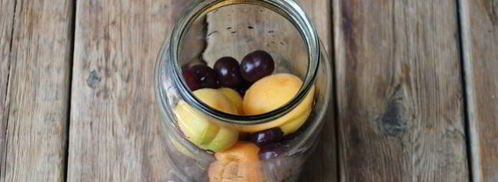 абрикосово-вишневый компот на зиму. Шаг 8