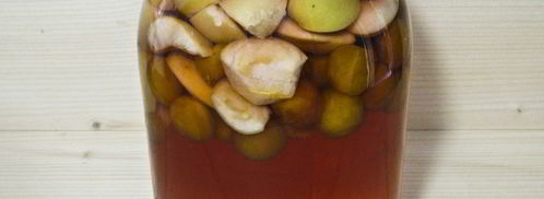 компот из алычи и яблок на зиму. Шаг 10