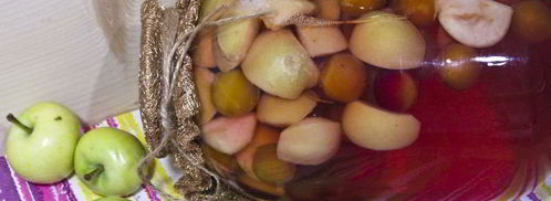 компот из алычи и яблок на зиму. Шаг 11