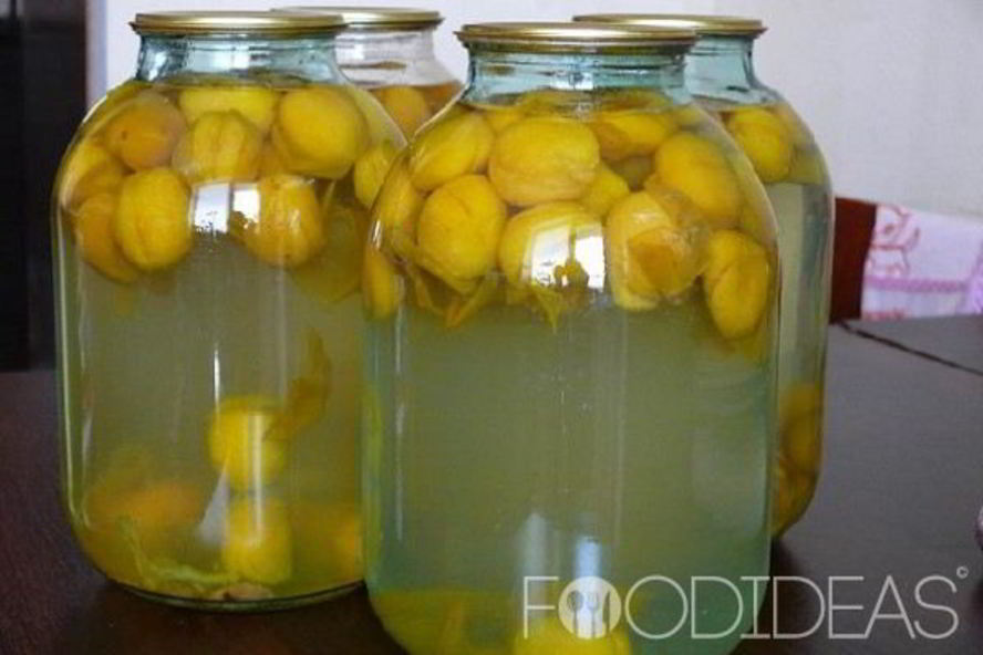 Рецепт компота из белой сливы