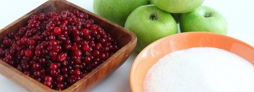 компот из брусники с яблоками на зиму. Шаг 4