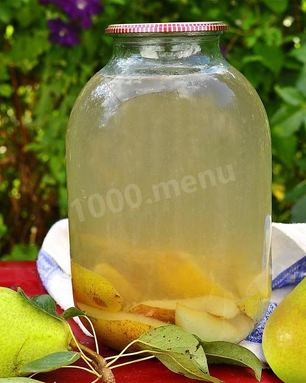 Компот из груш с лимонной кислотой