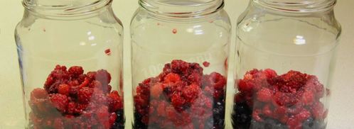 компот из ирги и малины на зиму. Шаг 4