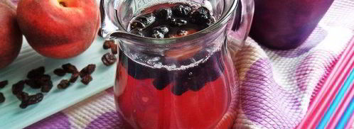 компот из ревеня, черноплодки и изюма. Шаг 10