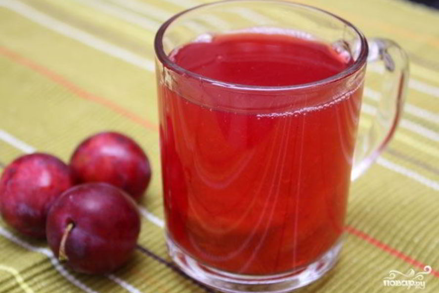 Рецепт компота из слив