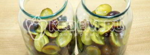 компот из сливы на зиму. Шаг 4