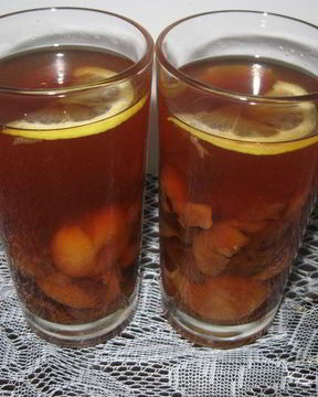 Компот из сухофруктов с лимоном